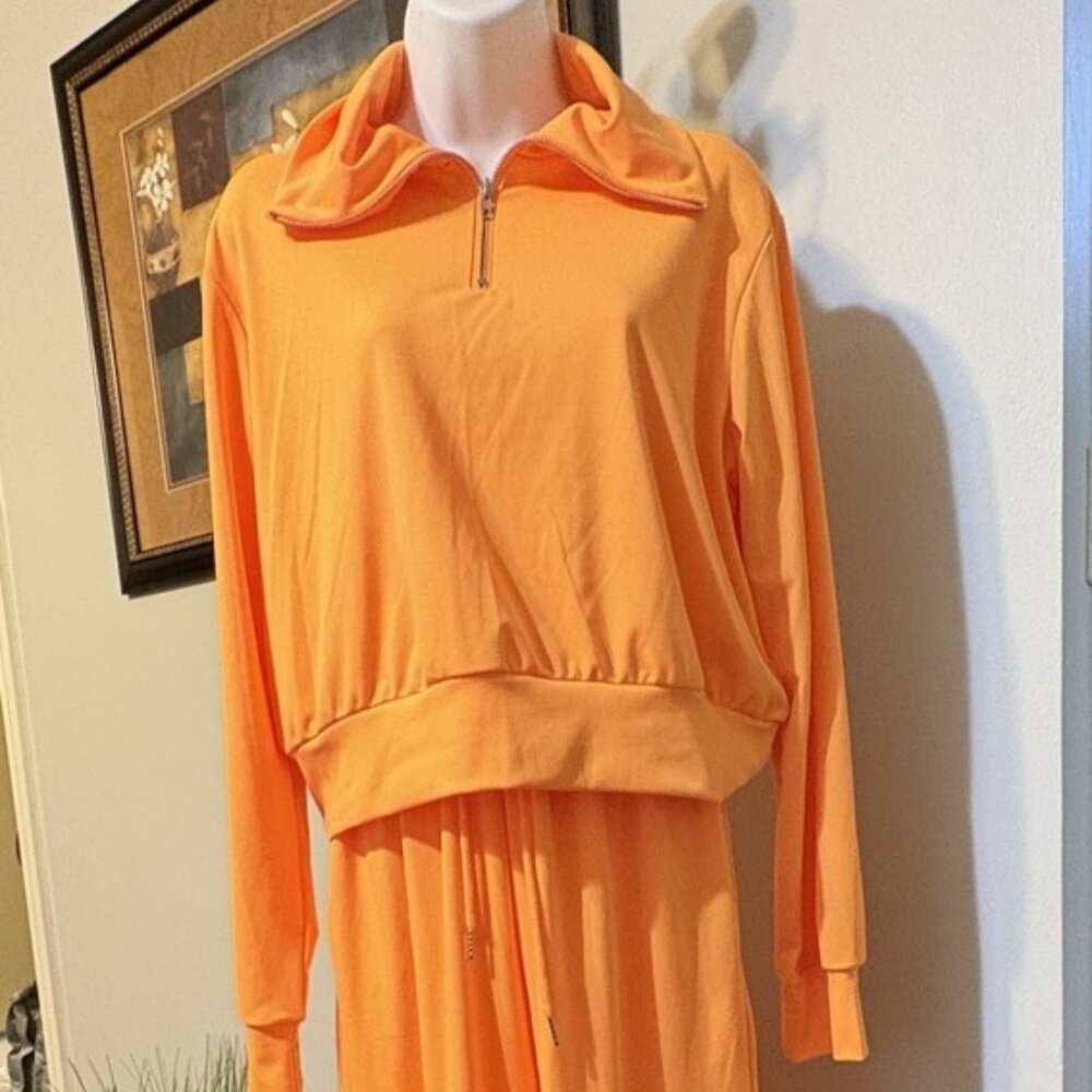 Orange 2 Piece Track Suite - Picture 2 of 9